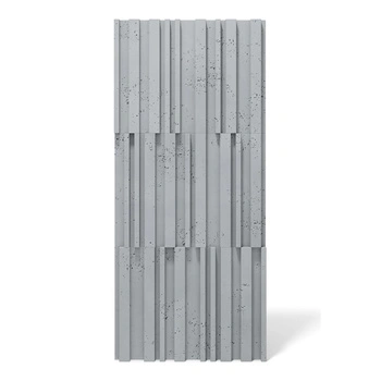 Płyta betonowa na ścianę 3D PB42 1350x600x30, szary S96, beton architektoniczny