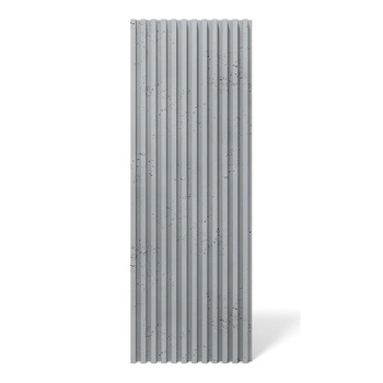Płyta betonowa na ścianę 3D PB38 1350x480x30, szary S96, beton architektoniczny