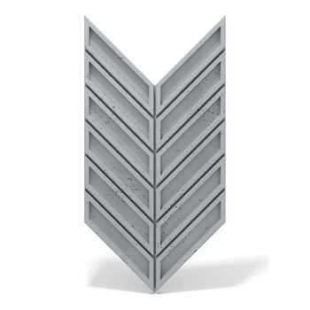 Płyta betonowa na ścianę 3D PB50 1156x600x20, szary S96, beton architektoniczny