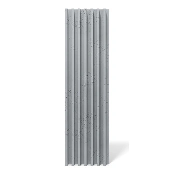 Płyta betonowa na ścianę 3D PB41 1350x380x44, szary S96, beton architektoniczny