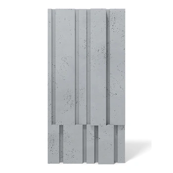 Płyta betonowa na ścianę 3D PB13 1200x600x40, szary S96, beton architektoniczny