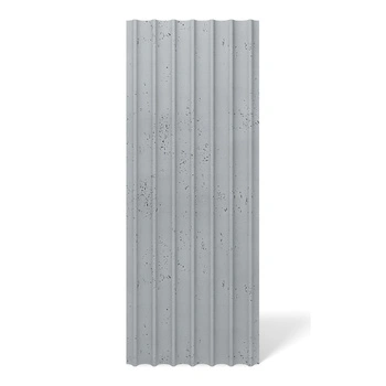 Płyta betonowa na ścianę 3D PB60 1350x520x35, szary S96, beton architektoniczny